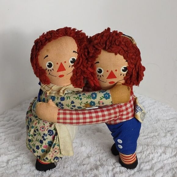 Vtg. Knickerbocker Raggedy Ann & Raggedy Andy Dolls - Picture 8 of 8